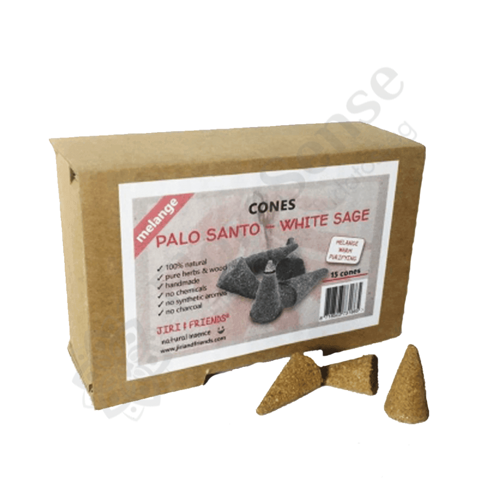 Palo Santo / Fehér zsálya füstölőkúp Palo Santo / Fehér zsálya füstölőkúp